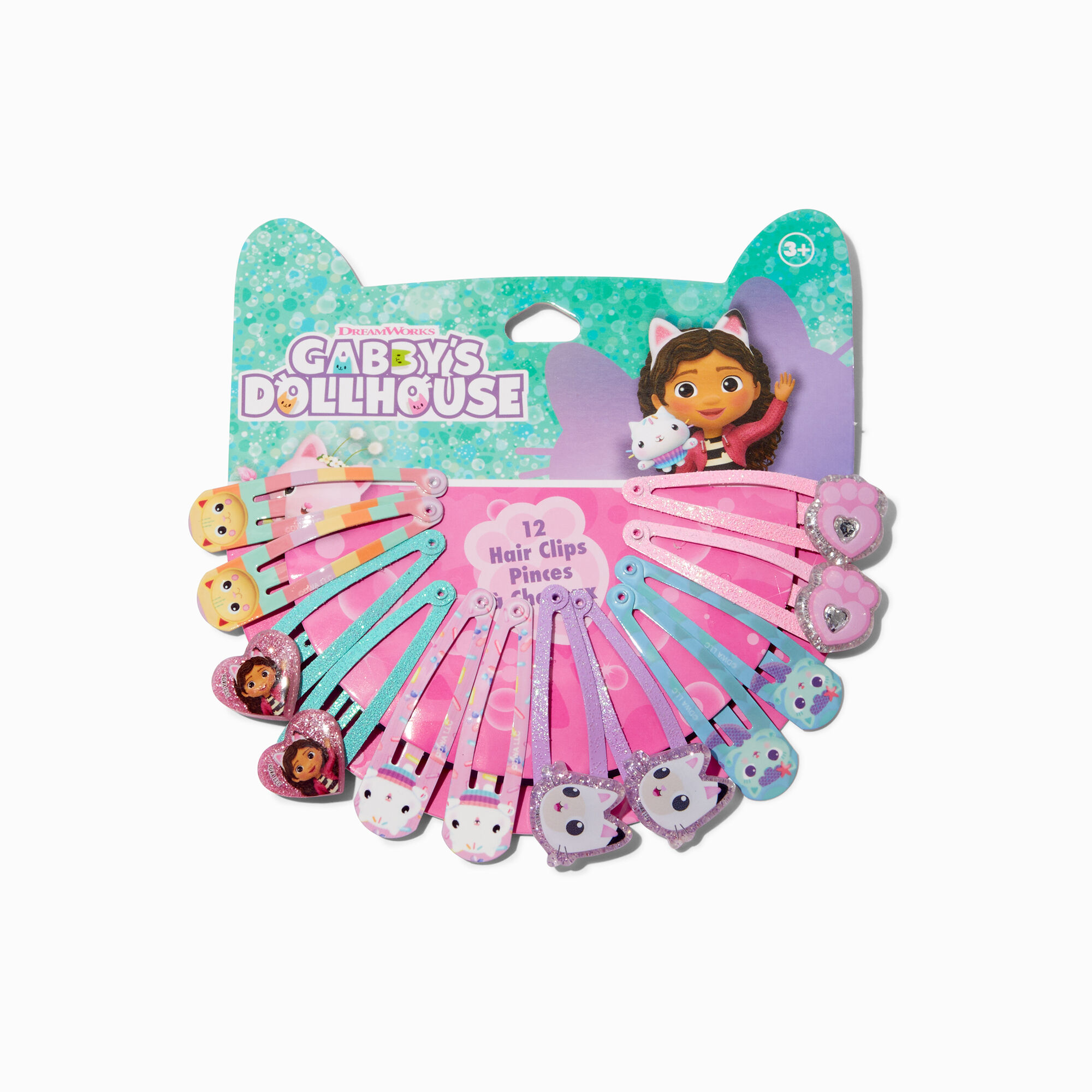 View Claires Gabbys Dollhouse Snap Hair Clips 12 Pack information