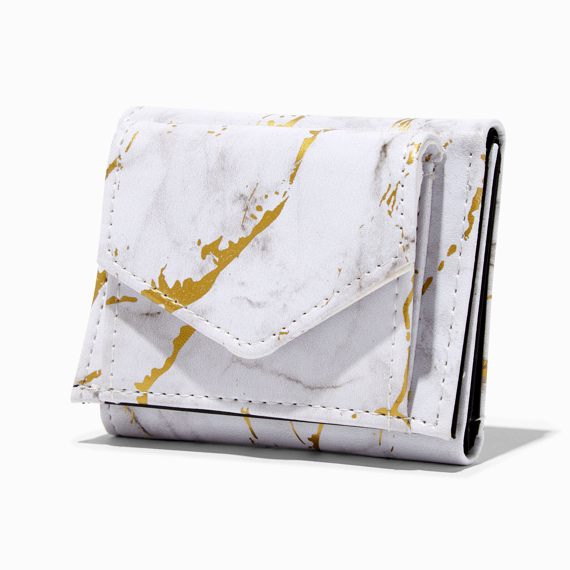 Pink Pastel Marble Trifold Wallet