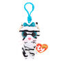 Ty Beanie Boo Quinn the Cat Keyring Clip,