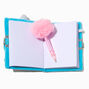 Blue Dino Plush Lock Diary,