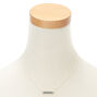 Silver Wish Bar Pendant Necklace,