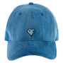 Denim Diamond Icon Baseball Cap - Blue,