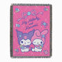 Sanrio&reg; Kuromi&trade; &amp; My Melody&trade; Opposites Attract Woven Tapestry Throw &#40;ds&#41;,