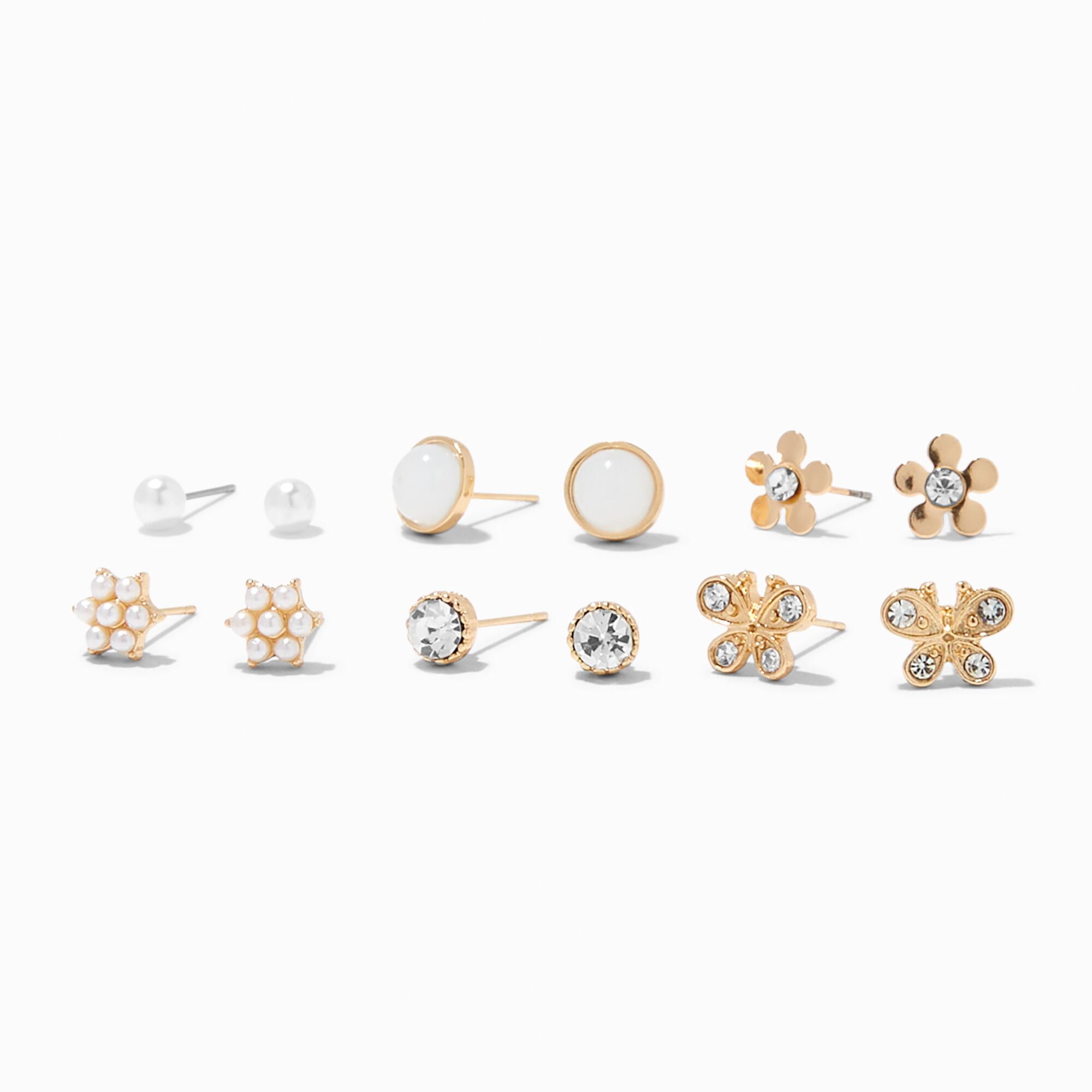 Claire Baguette Stud Earrings | Sequin