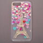 Parisian Romance Clear Protective Phone Case - Fits iPhone 6/7/8 Plus,