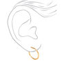 Boucles d&rsquo;oreilles vari&eacute;es disques noirs et couleur dor&eacute;e - Lot de 9,