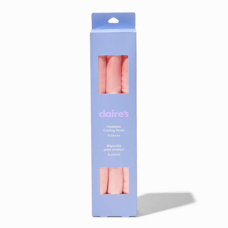 Tiges &agrave; friser non chauffantes roses - Lot de 6,