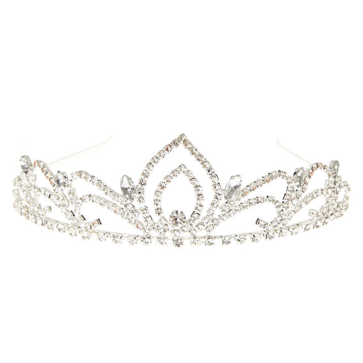 Diad&egrave;me princesse cygne &agrave; strass,