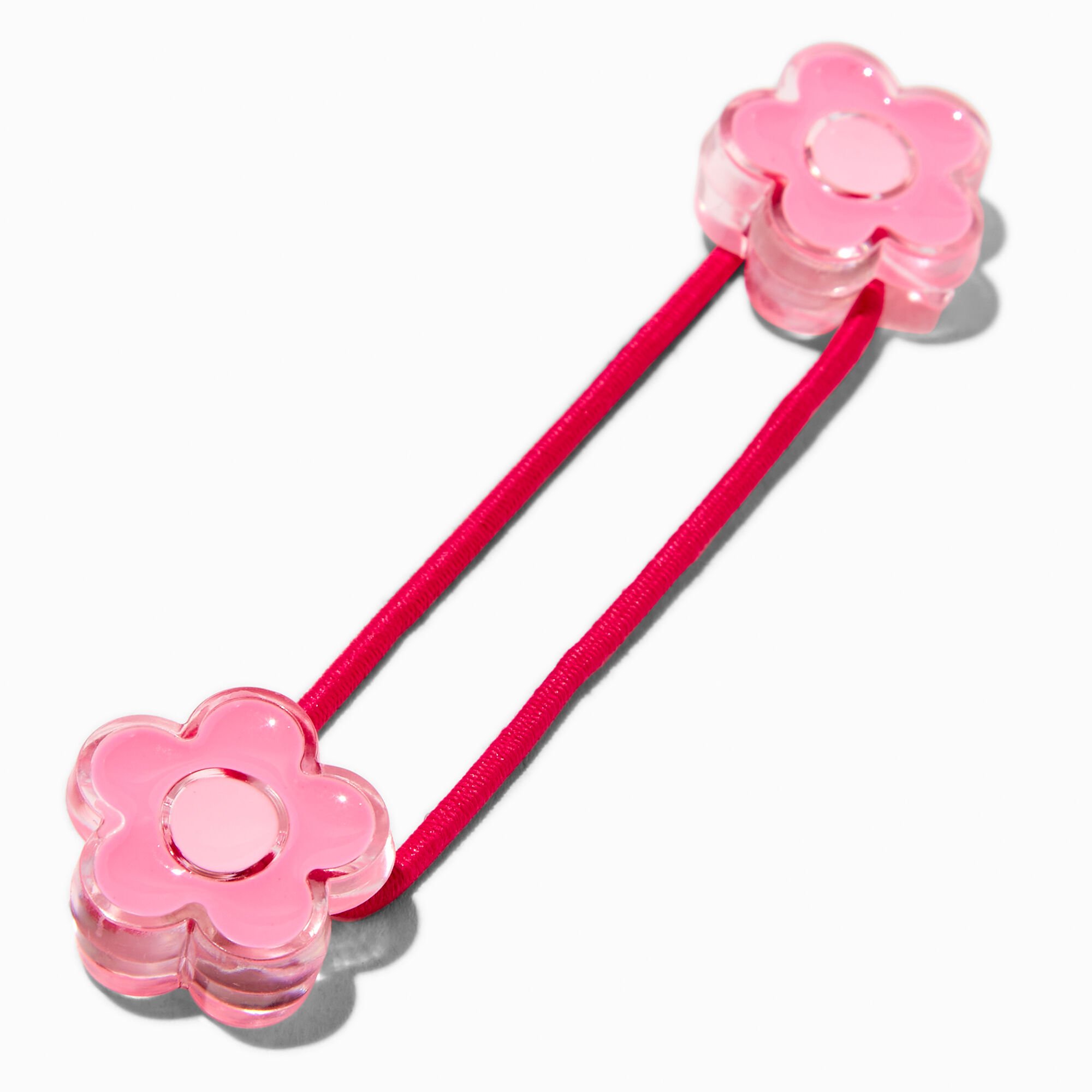 Élastiques perlés fleurs couleurs vives Claire's Club - Lot de 6,