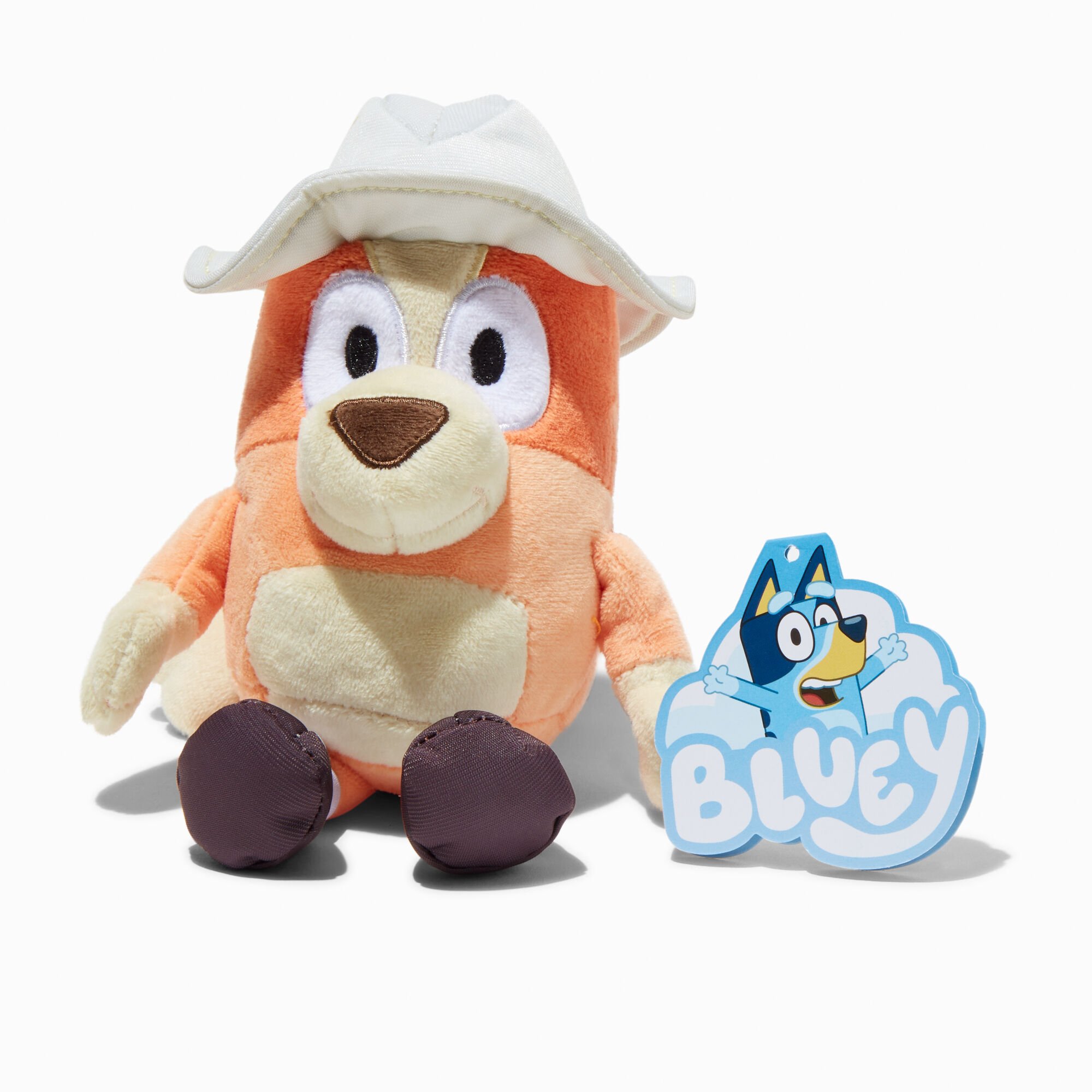 Bluey 8'' White Hat Bingo Plush Toy,