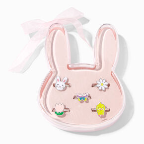 Easter Bunny Rings Boxed Gift Set - 5 Pack,