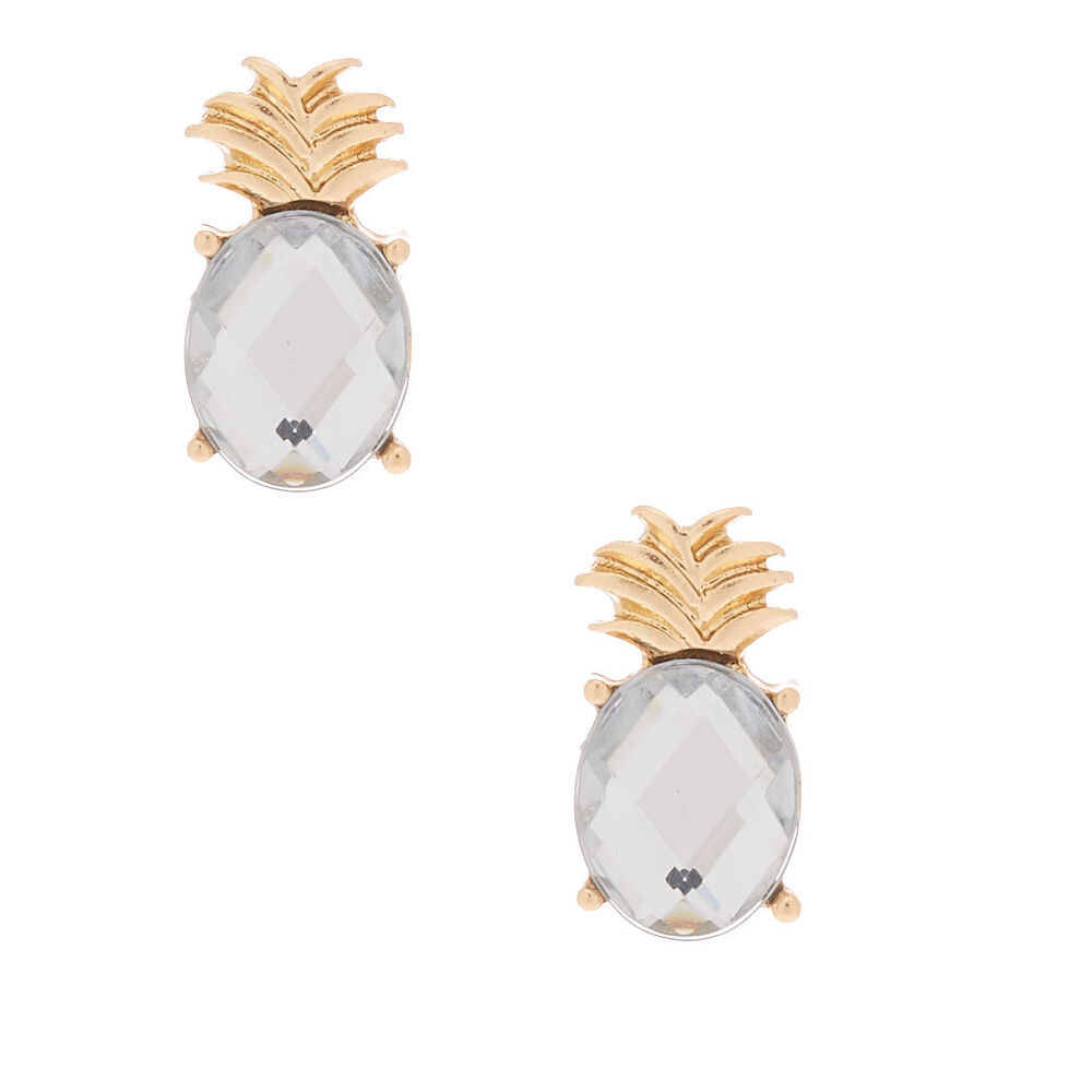 Pineapple shop earrings claire's