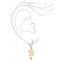 Gold Textured Snake Jewelry Set - 4 Pack,
