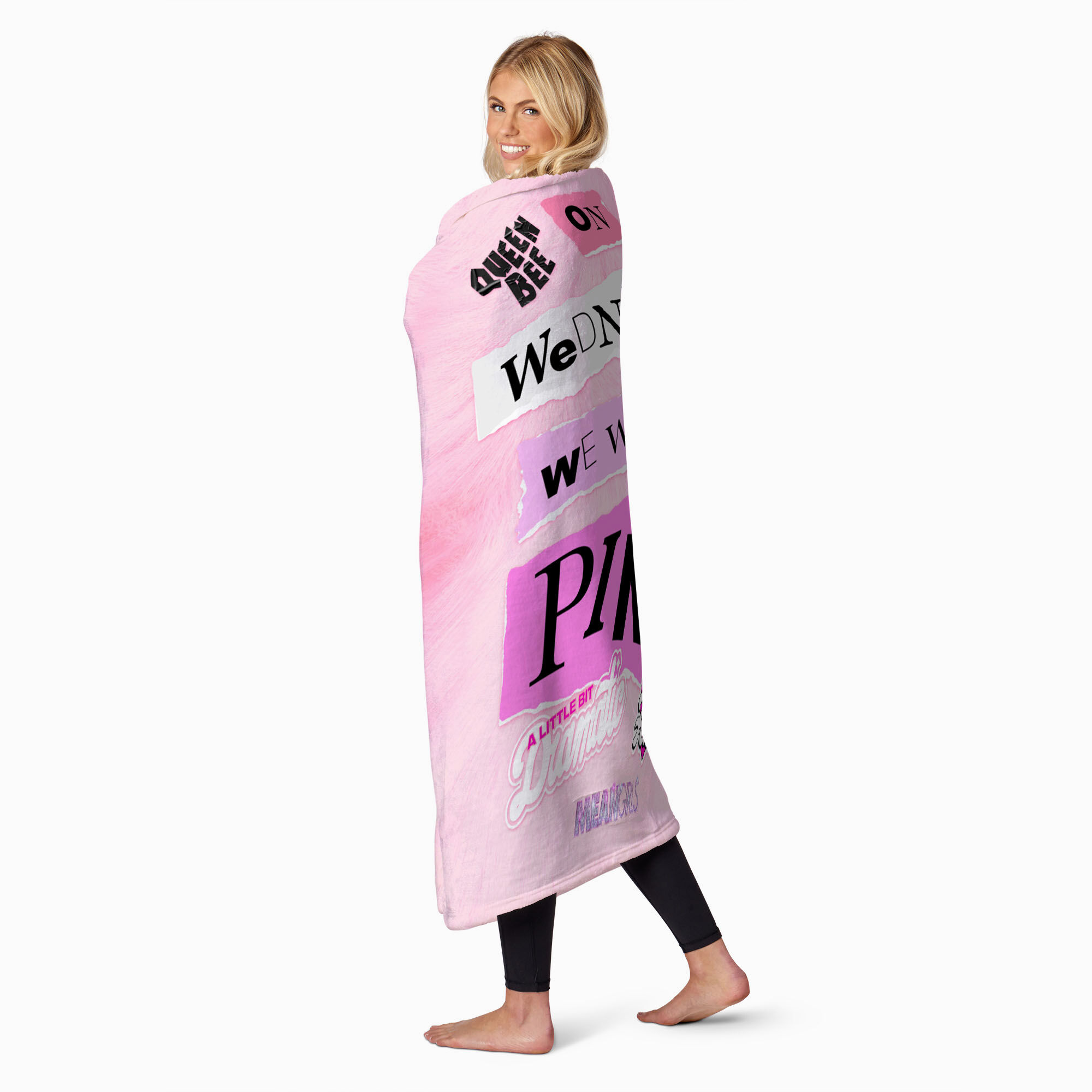 Mean Girls™ x Claire's Pink Silk Touch Throw Blanket,