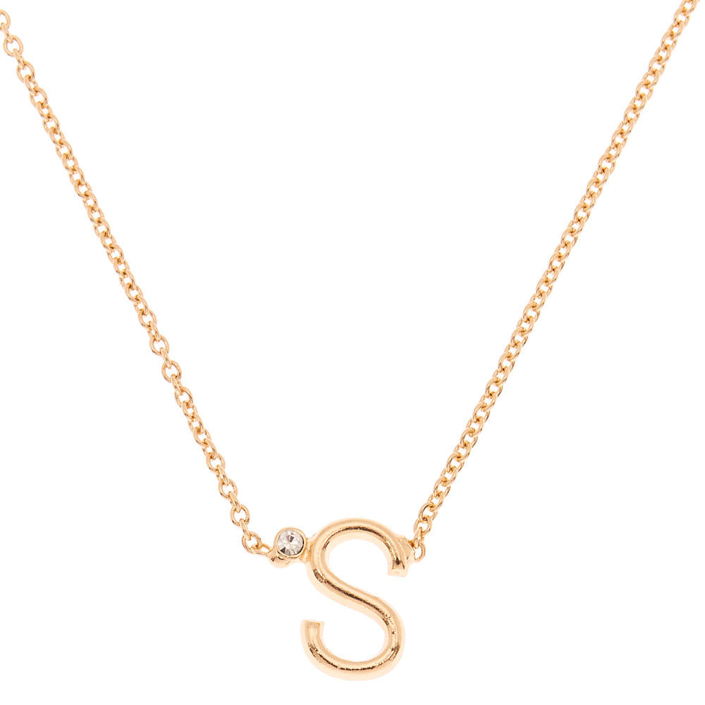 Necklace with sale s initial