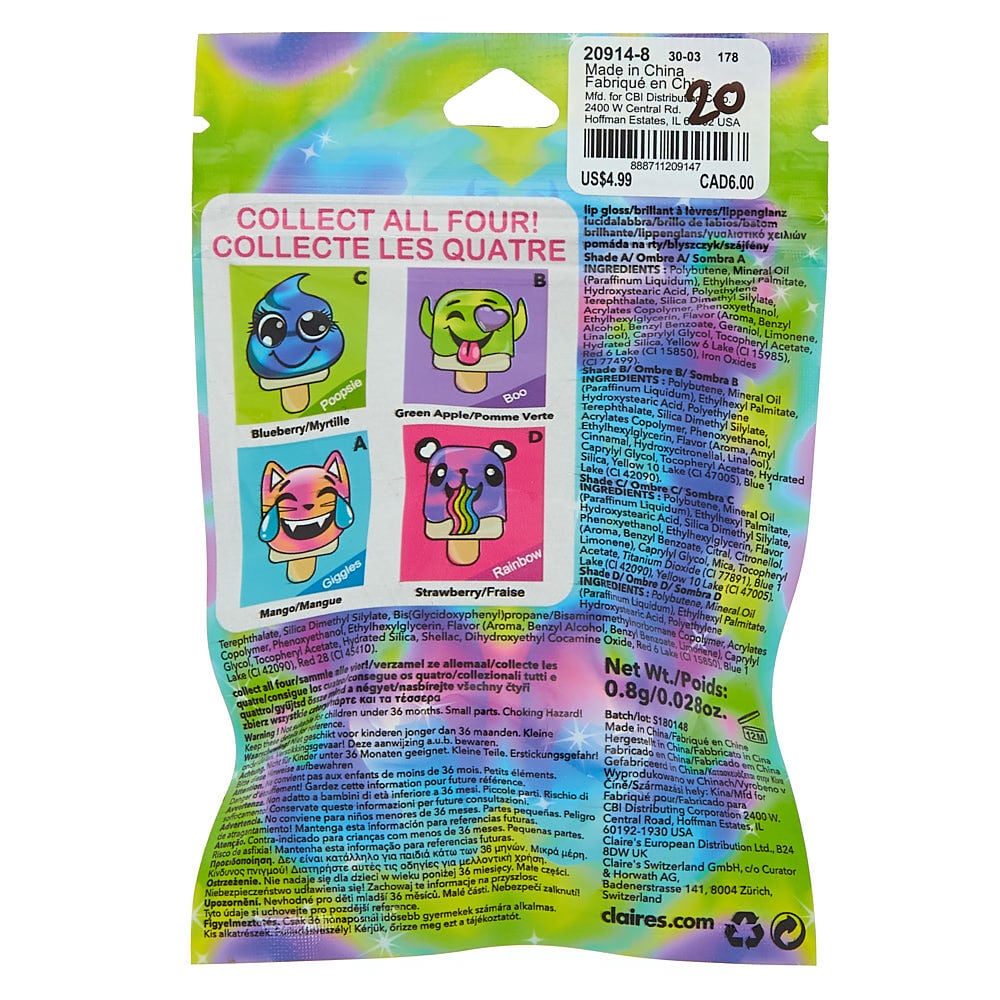 Pucker Pops Blind Bag Lip Gloss,