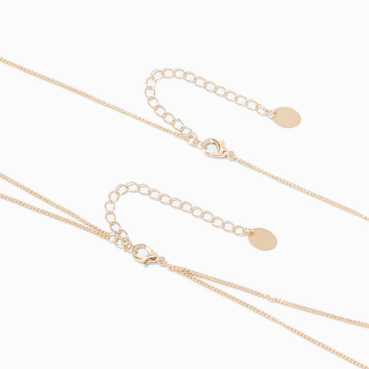 Gold-tone Body Chain Necklace
