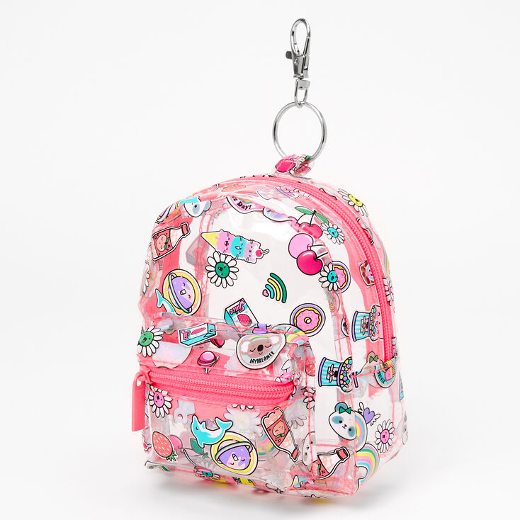 Claire's Porte-clés mini sac à dos petits animaux gentils et gourmandises sucrées