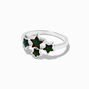 Silver-tone Star Cluster Mood Ring,