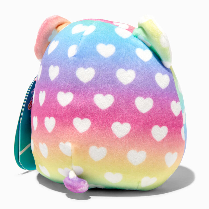 Squishmallows&trade; Claire&#39;s Exclusive 5&quot; Rainbow Bear Soft Toy,
