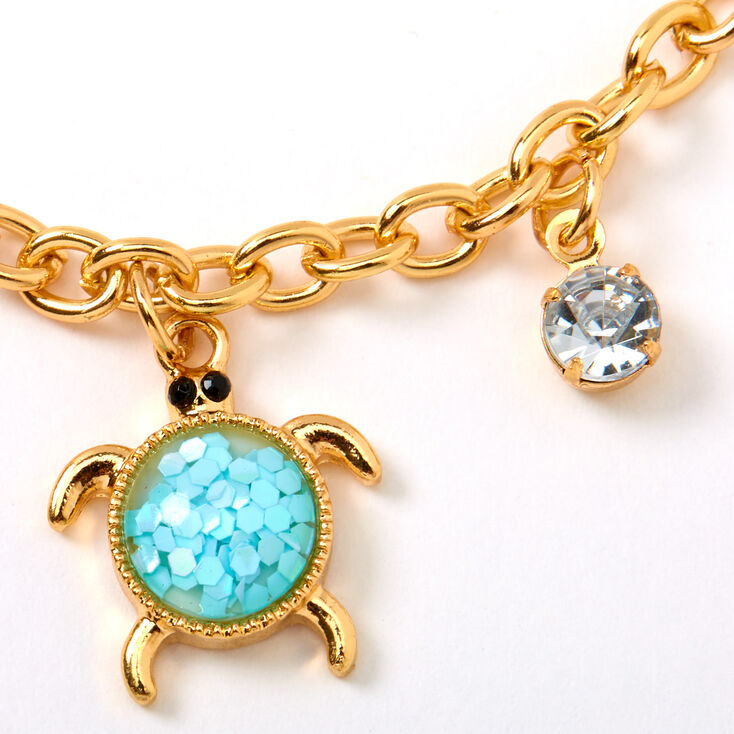 Gold Under the Sea Charm Bracelet - Mint,
