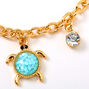 Gold Under the Sea Charm Bracelet - Mint,