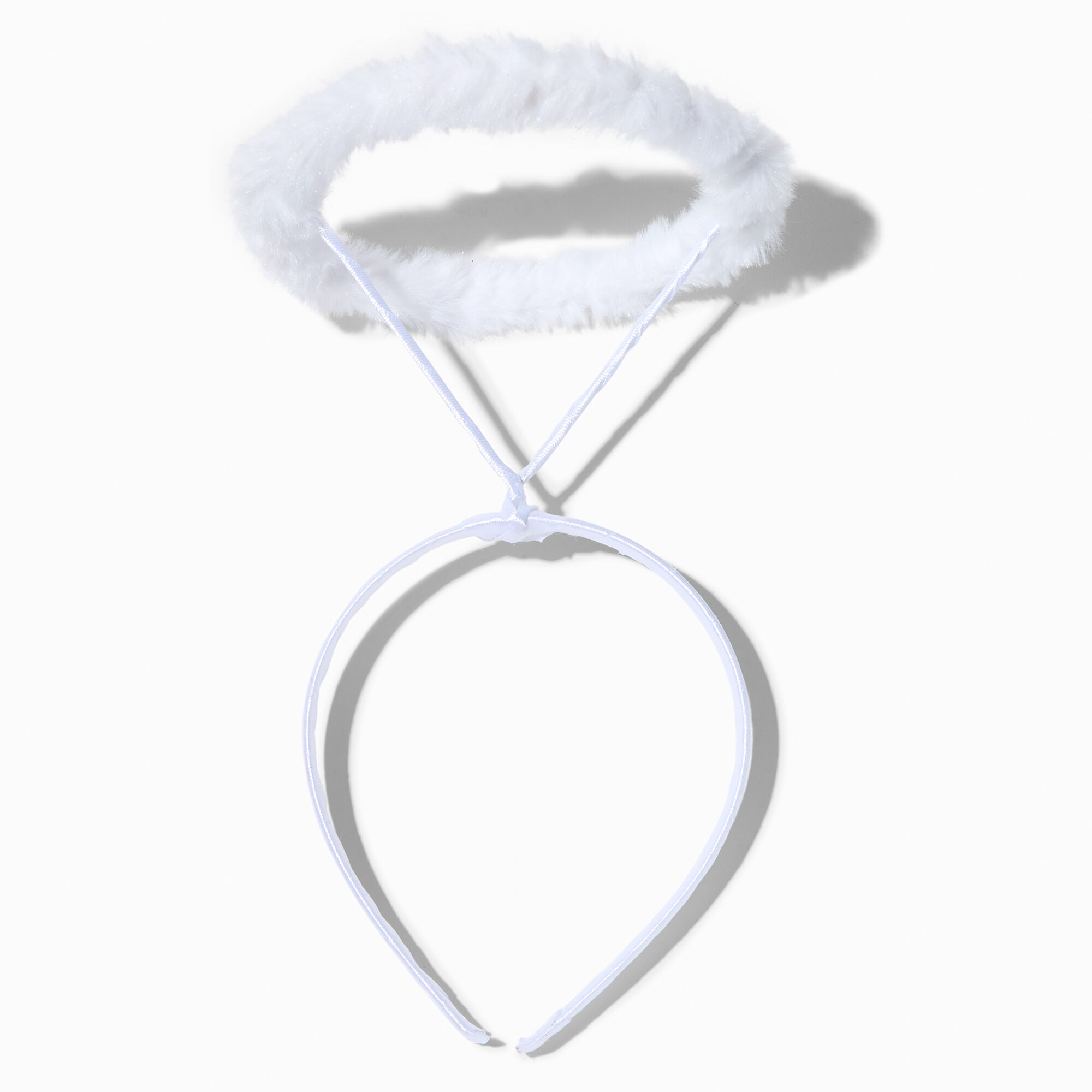 Claire's Club White Feather Nativity Halo Headband,