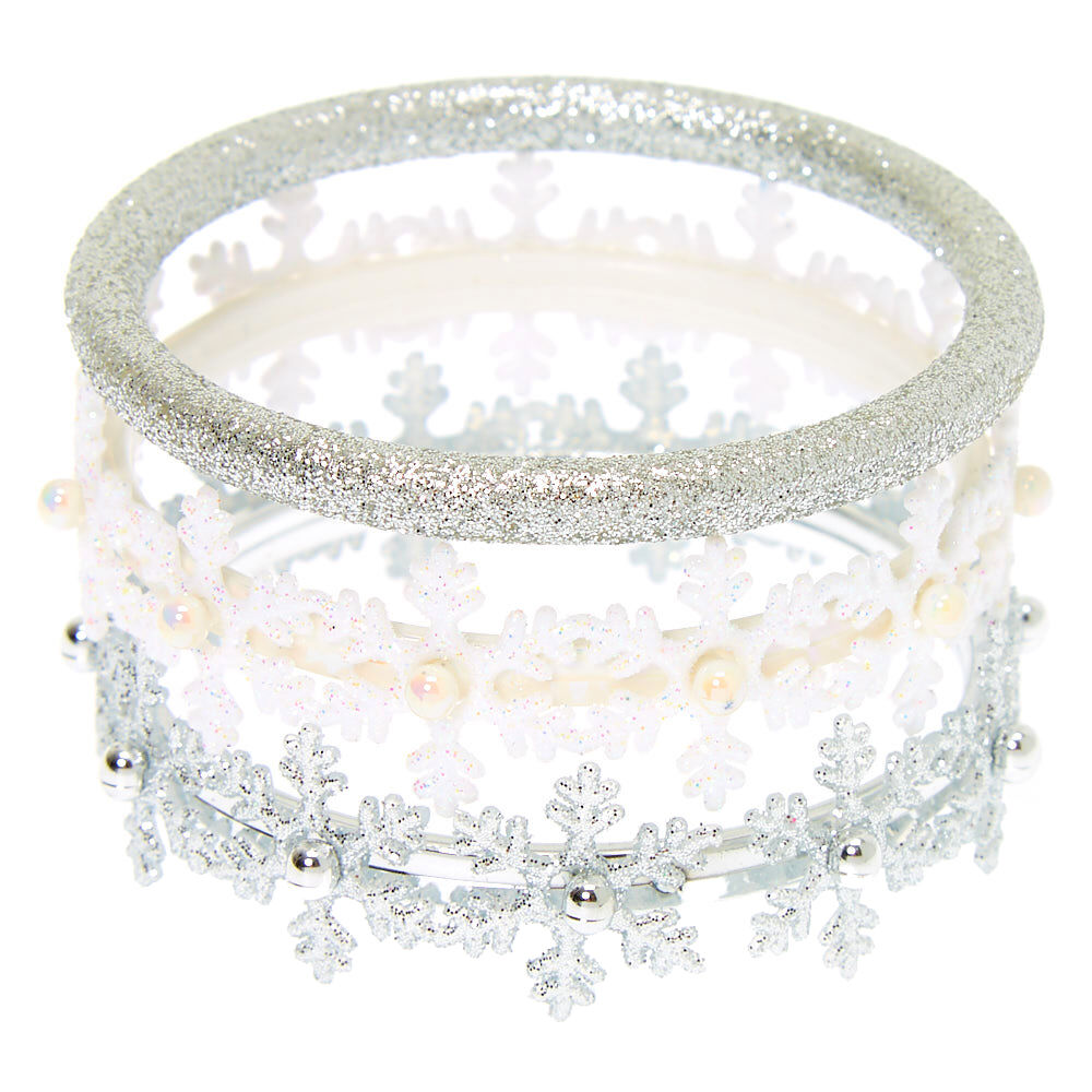 Snowflake bangle clearance