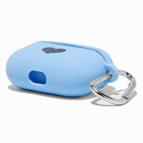 Baby Blue Heart Silicone Earbud Case Cover - Compatible With Apple AirPods Pro&reg;,