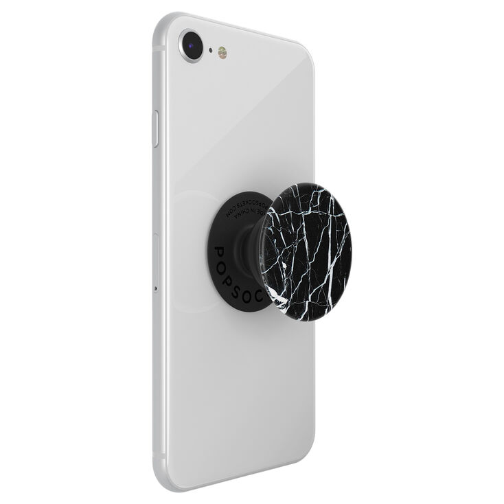 PopSockets Swappable PopGrip - Black Marble,