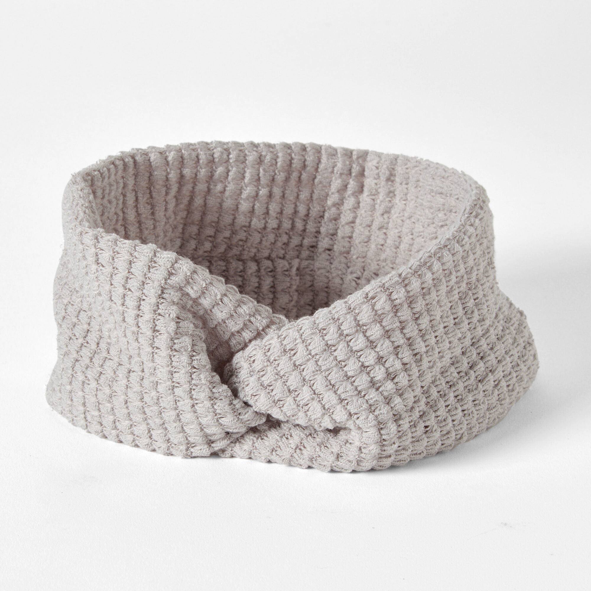 Sweater Knit Twisted Headwrap Gray Claire s