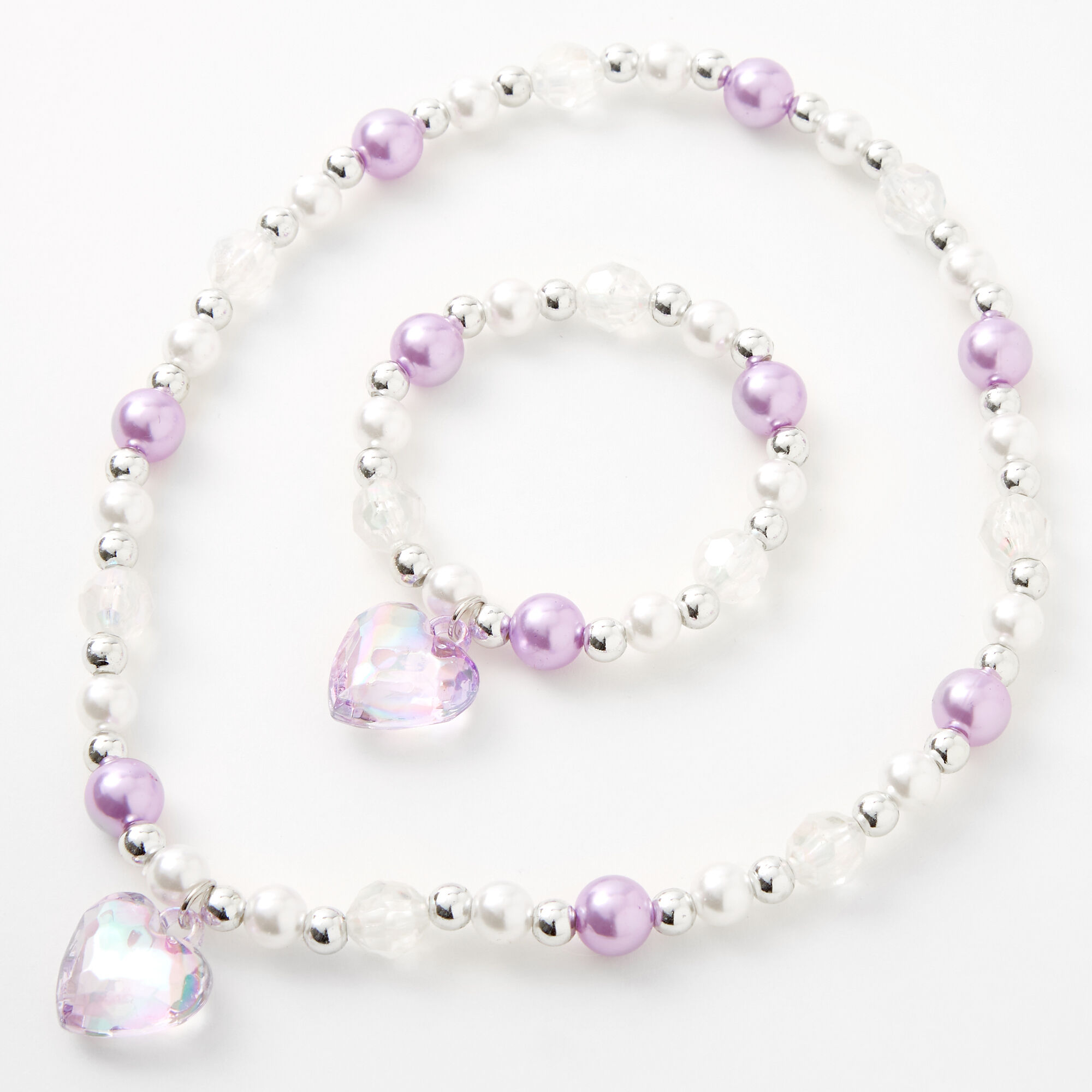 Pink Purple  Lilac Pearls