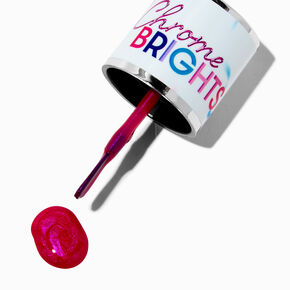 Chrome Brights Single Nail Polish - Hot Pink,
