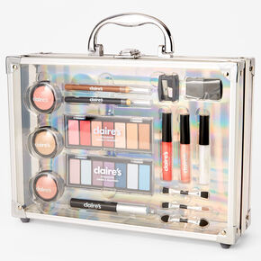 Briefcase Makeup Set - Silver,