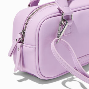 Lavender Rectangular Crossbody Bag,