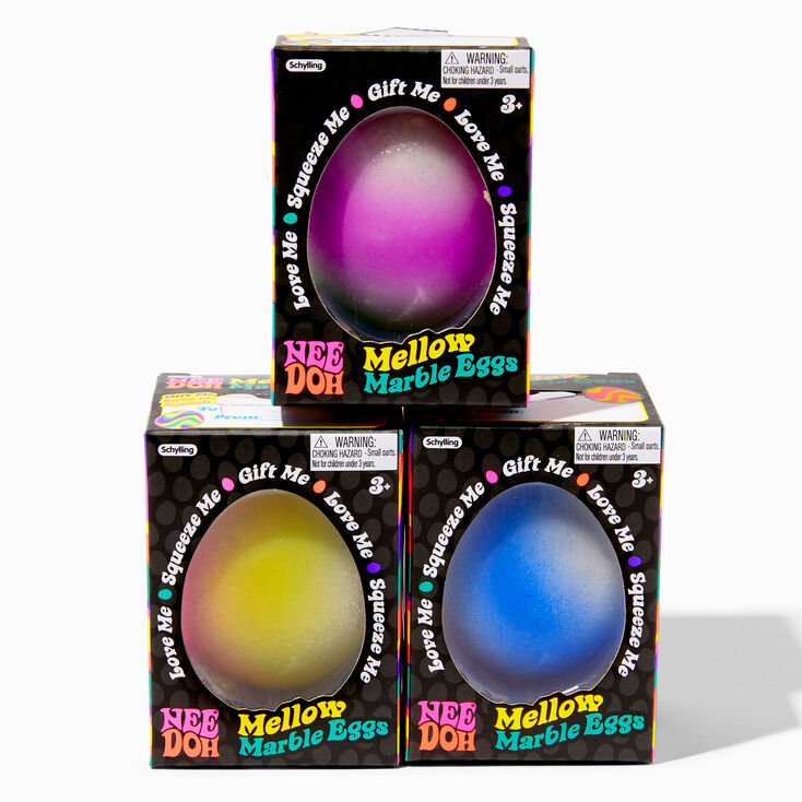 Schylling&reg; NeeDoh&trade; Mellow Marble Egg Fidget Toy - Styles May Vary,