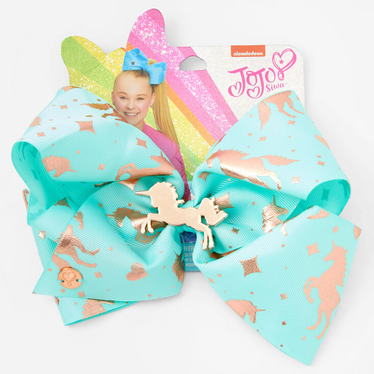 JoJo Siwa&trade; Mint Unicorn Hair Bow,