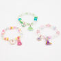 Disney Princess Charm Stretch Bracelets- Pink, 3 pack,
