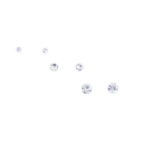 Round Stud Earrings - 2MM, 3MM, 4MM,