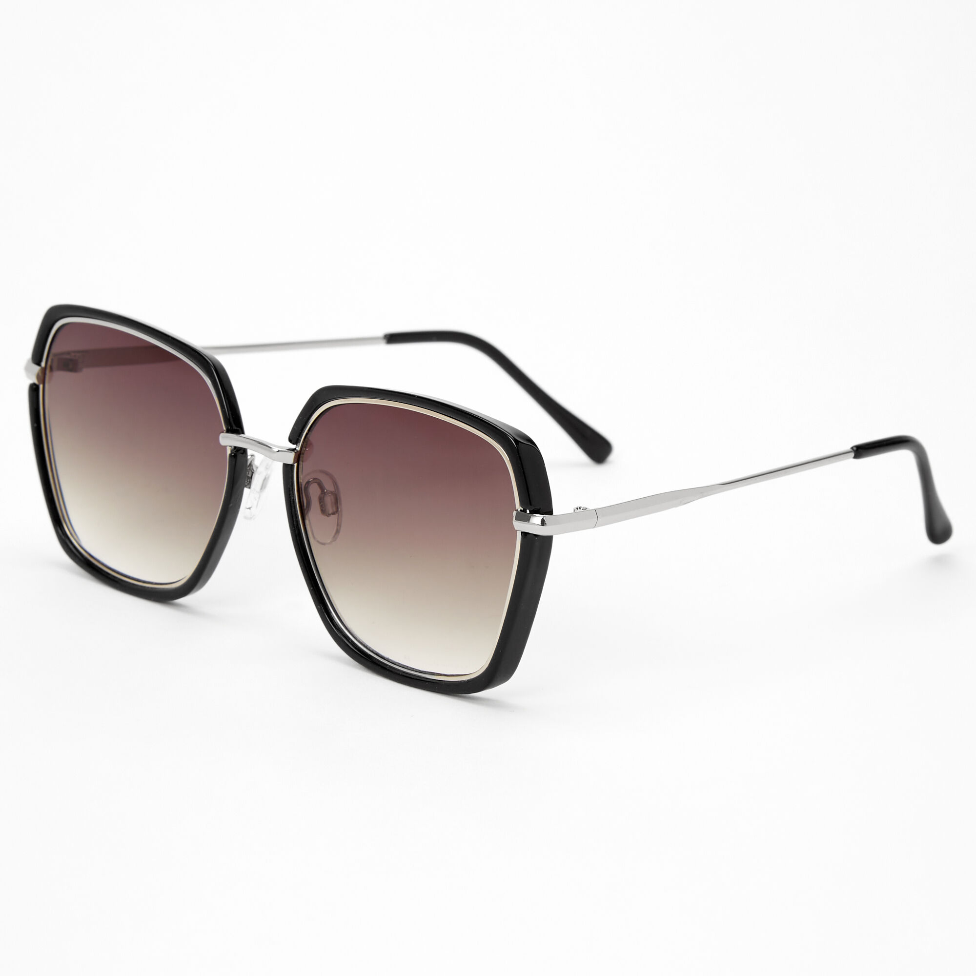 Claire's Lunettes géométriques oversize noires