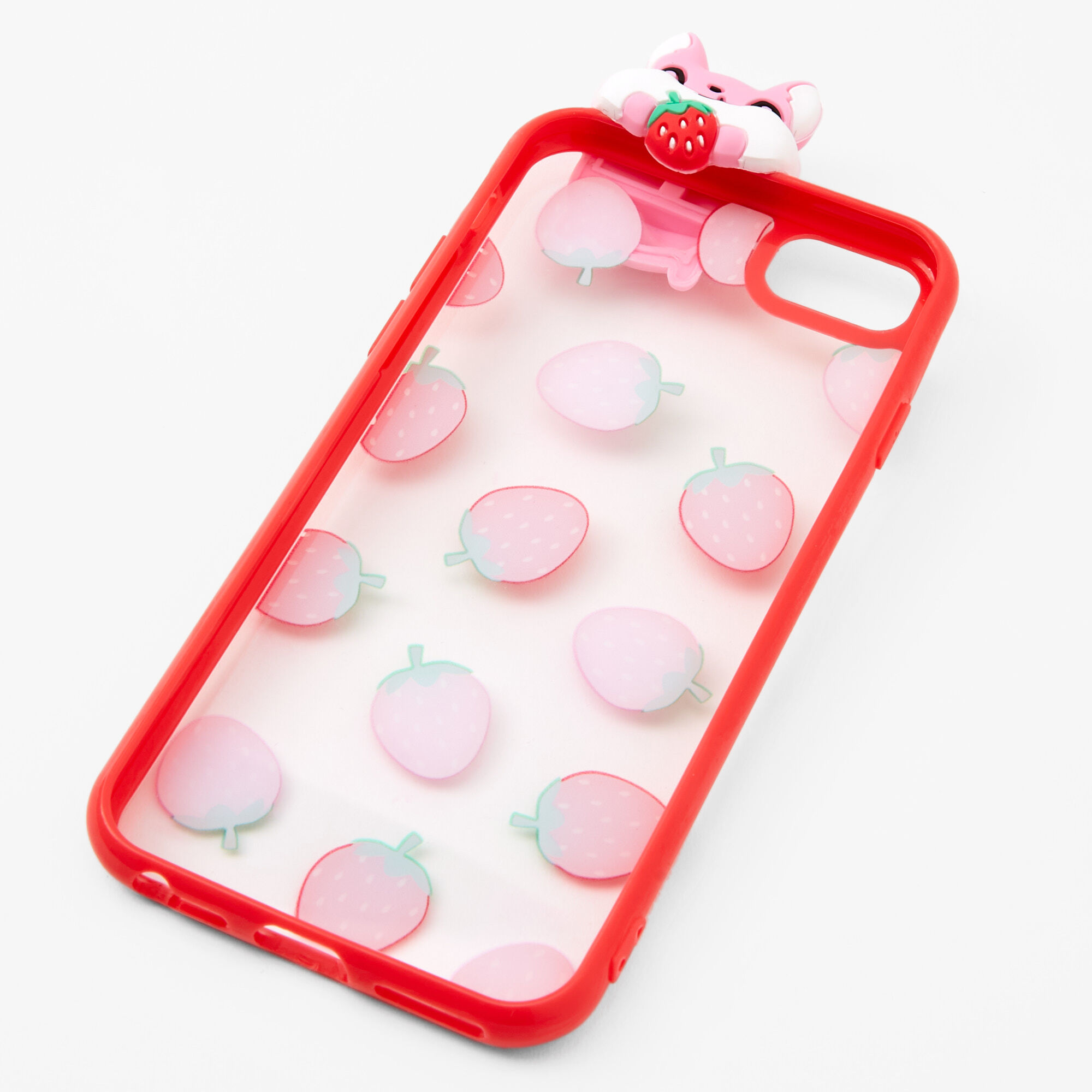 Strawberry Hamster Peek A Boo Phone Case - Fits iPhone® 6/7/8/SE,
