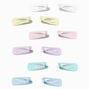 Claire&#39;s Club Pastel Rainbow Mini Snap Hair Clips - 12 Pack,