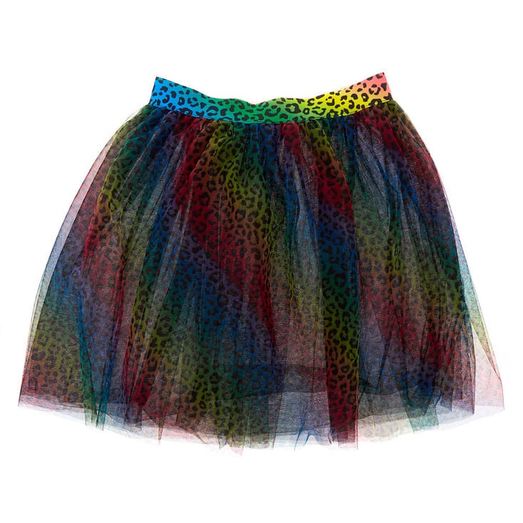 Rainbow Leopard Print Tutu,