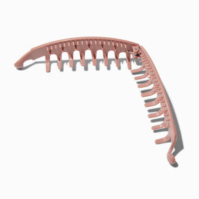 Matte Mauve Banana Hair Claw,