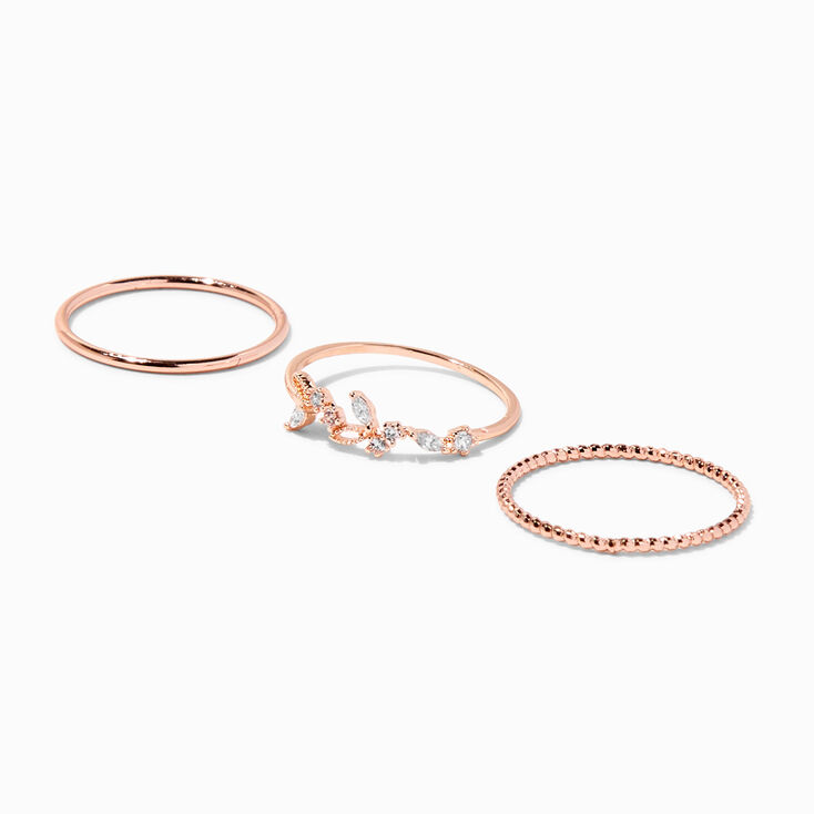 Silver &amp; Turquoise Marble Style Stacking Rings,