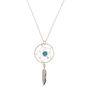 Silver Dreamcatcher Pendant Necklace,