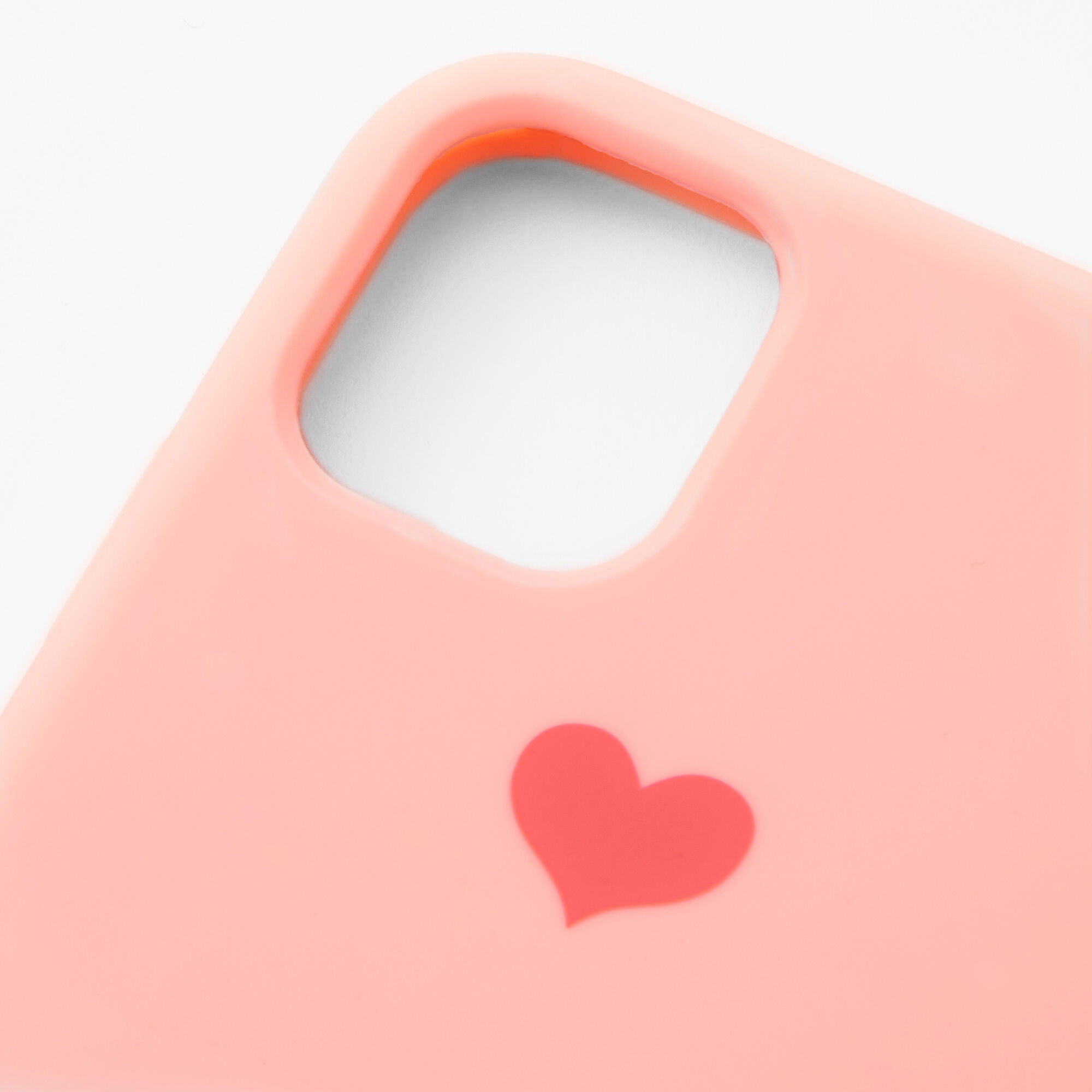 Pink Heart Phone Case - Fits iPhone 11,
