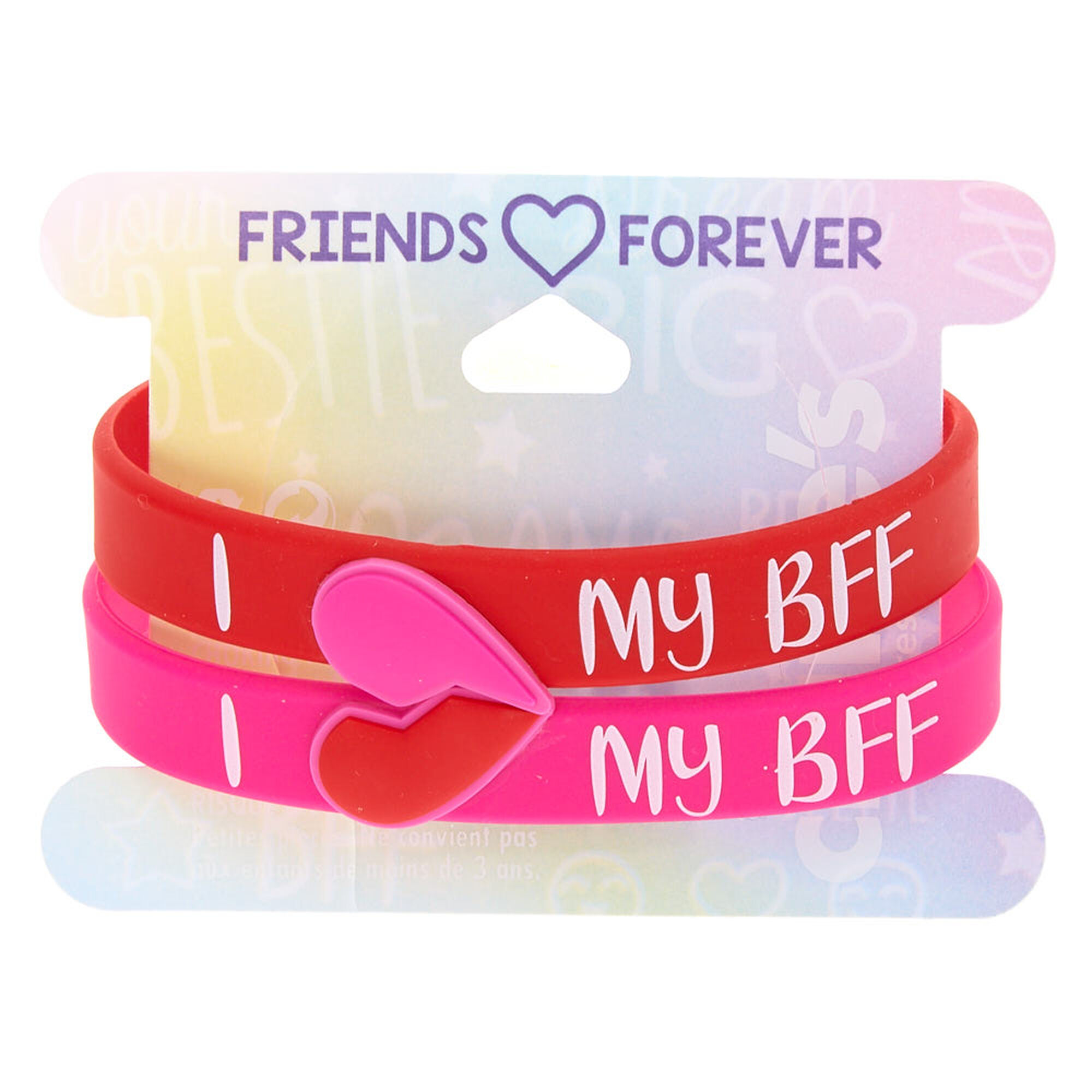 I Heart My BFF Friendship Bracelets - 2 Pack | Claire's US