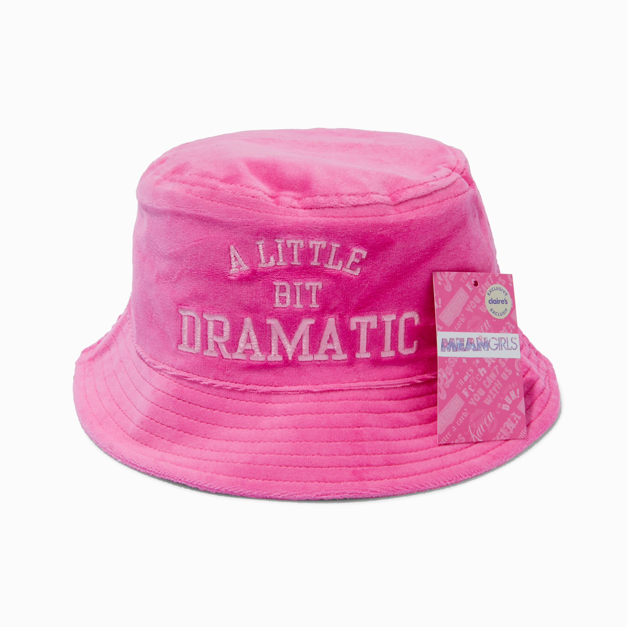 View Mean Girls X Claires Bucket Hat Pink information
