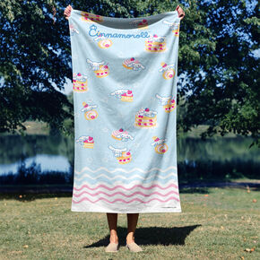 Cinnamoroll&reg; Pastry Dream Printed Beach Towel &#40;ds&#41;,